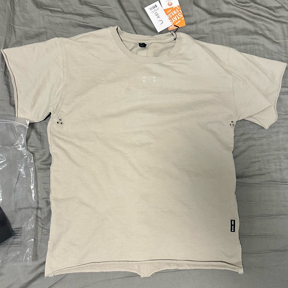 ASRV French Terry Tee (Cement/Sand Smoke)- SML NWT